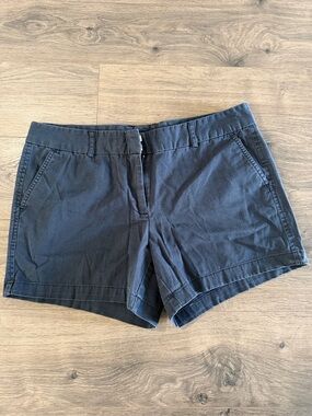 Women's Navy Casual Cotton Shorts